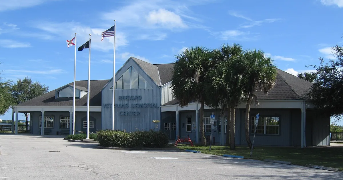 Front of the Brevard Veterans Memorial Center on Merritt Island