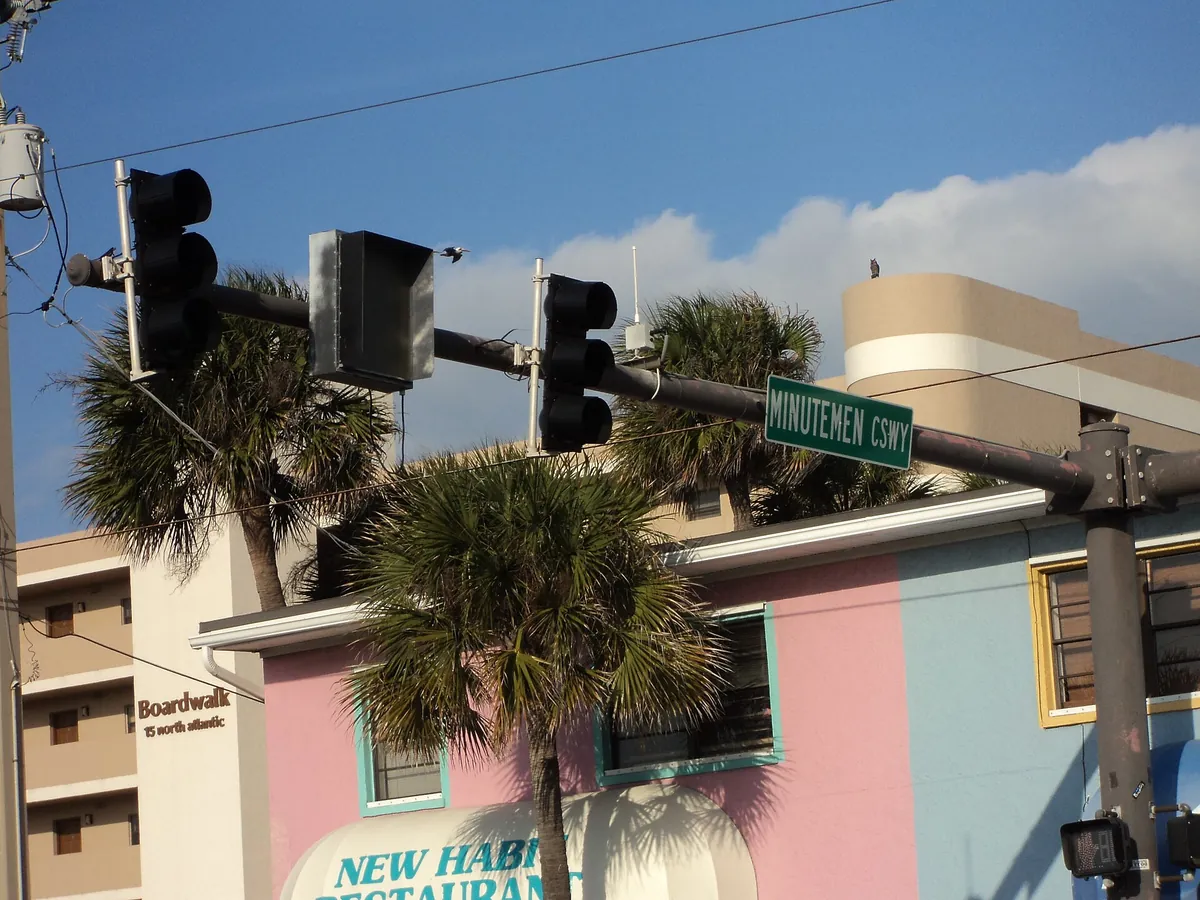 Minutemen Causeway in downtown Cocoa Beach